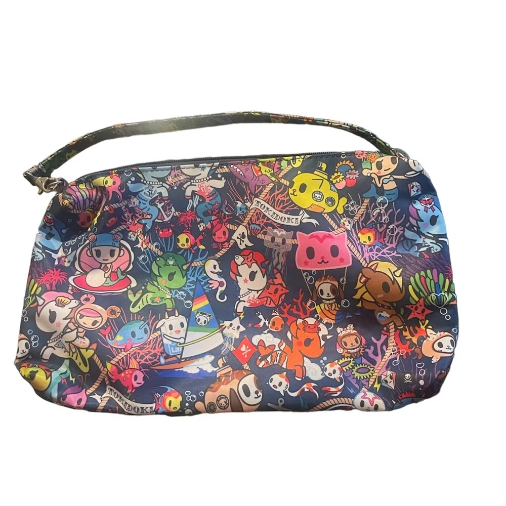 JU-JU-BE X TokiDoki Sea Punk Be Quick bag.13” strap will convert bag to wristlet